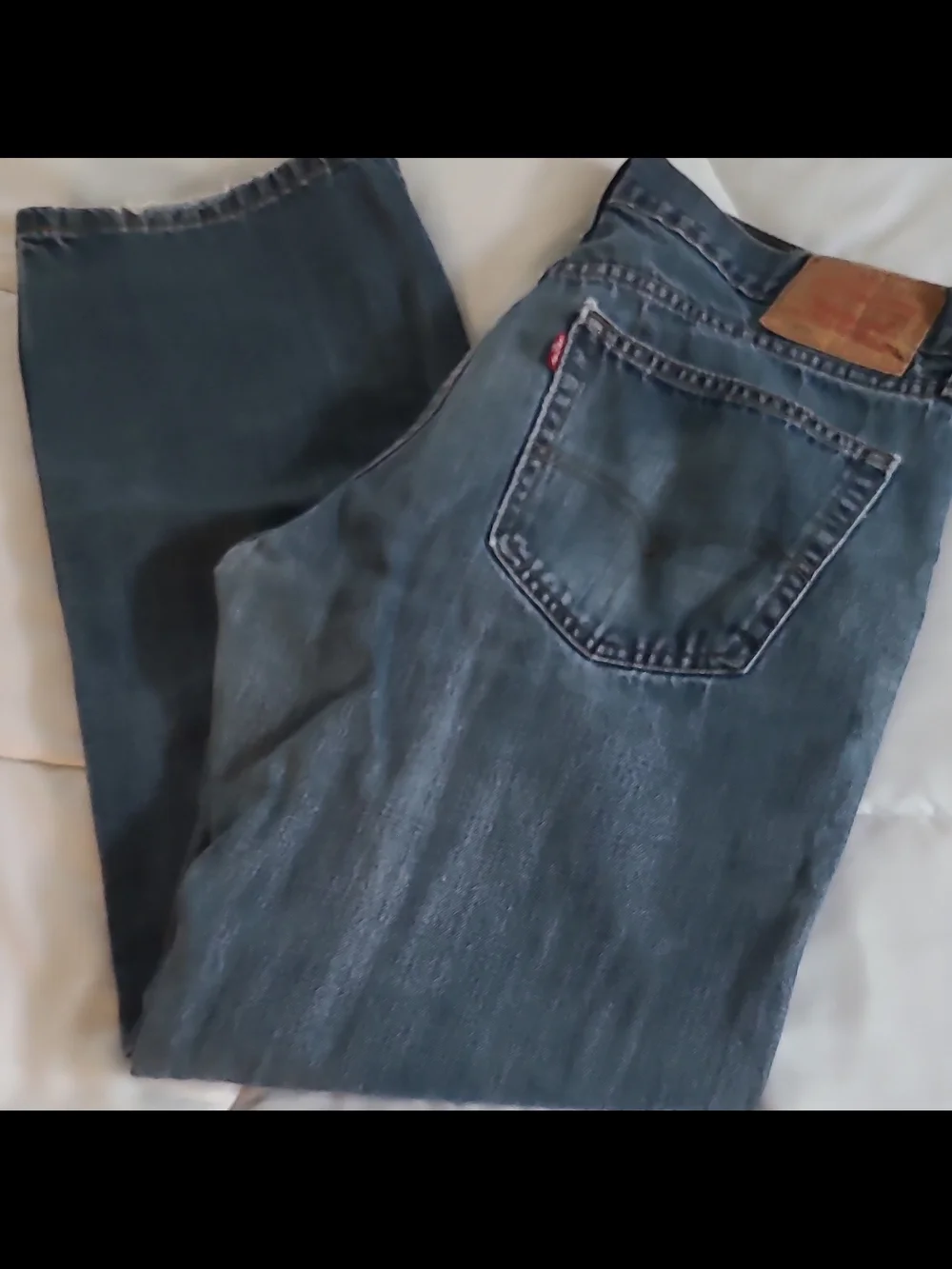 Levi's 559 Men's Blue Denim Jeans Relaxed Fit Straight Leg Mid Rise 34x32